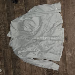 Mens white button up